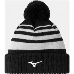 Mizuno Breath Thermo Pom Pom Beanie | black one size
