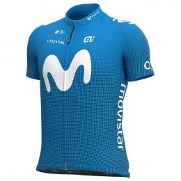 MOVISTAR TEAM 2021 Kurzarmtrikot, für Herren, Größe L, Rennrad Trikot, Radsportb