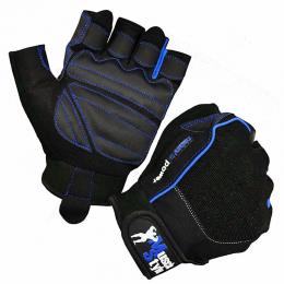 MuscleStyle FitSerie Fitnesshandschuhe schwarzblau L