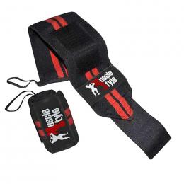 MuscleStyle Handgelenkbandage 35cm Rot-Schwarz