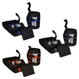 MuscleStyle Handgelenkbandage 45cm Schwarz-Blau Angebot kostenlos vergleichen bei topsport24.com.