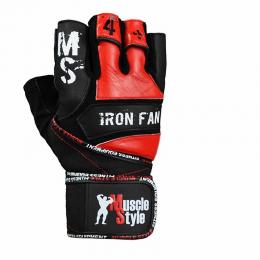 MuscleStyle Iron Fan Trainingshandschuhe L