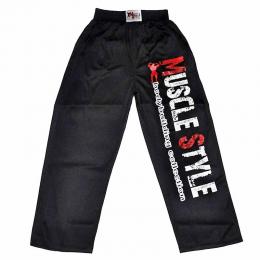 MuscleStyle Mesh Pant Trainingshose Schwarz