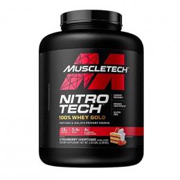 Muscletech Nitro Tech 100% Whey Gold 2270g Strawberry