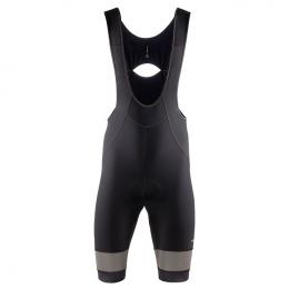 NALINI Warm Reflex kurze Trägerhose, für Herren, Größe L, Fahrradhose, Radbeklei