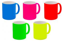 Neon-Tasse (5 Farben) 330 ml