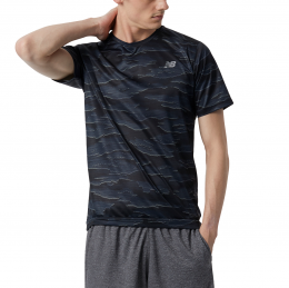 New Balance Printed Accelerate Short Sleeve Tee