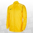 Nike Dry Park 20 Repel Rain Jacket gelb/schwarz Größe S
