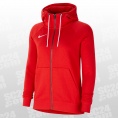 Nike Park 20 Fleece FZ Hoodie Women rot/weiss Größe S