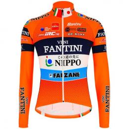 NIPPO-VINI FANTINI-EUROPA OVINI 2019 Langarmtrikot, für Herren, Größe L, Rennrad