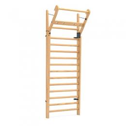 Nohrd Sprossenwand mit Ausleger, Eiche, 14 Sprossen