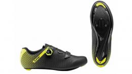 Northwave Core Plus 2 BLACK/YELLOW FLUO 47