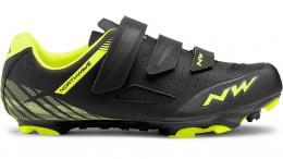 Northwave Origin MTB Schuh Herren BLACK/YELLOW FLUO 47