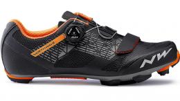 Northwave Razer MTB Schuh Herren BLACK/FOREST/ORANGE 48