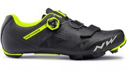 Northwave Razer MTB Schuh Herren BLACK/YELLOW FLUO 48