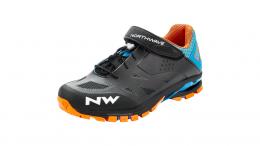 Northwave Spider 2 BLACK/BLUE/ORANGE 47