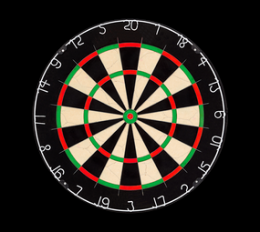 NPQ Steeldartboard