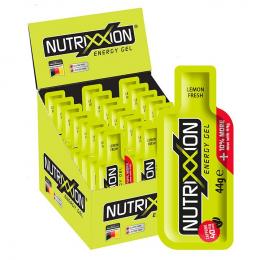 NUTRIXXION Lemon Fresh m. Koffein 24 Stck Energy Gel, Energie Gel, Sportlernahru