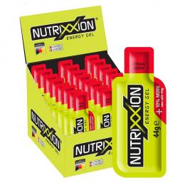 NUTRIXXION Strawberry 24 Stck./Karton Energy Gel, Energie Gel, Sportlernahrung