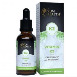 Nuvi Health Vitamin K2 MK7 - 200 ?g 1700 Tropfen = 50 ml Angebot kostenlos vergleichen bei topsport24.com.
