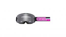 O'Neal B-20 Proxy Goggle BLACK/PINK - GRAY LENS ONE SIZE