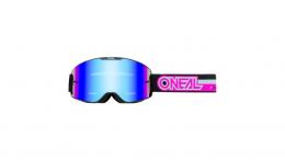 O'Neal B-20 Proxy Goggle BLACK/PINK - RADIUM BLUE LENS ONE SIZE