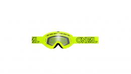 O'Neal B-Zero Solid Goggle NEON YELLOW ONE SIZE