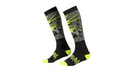 O'Neal Pro MX Socken ZOMBIE BLACK/GREEN ONE SIZE