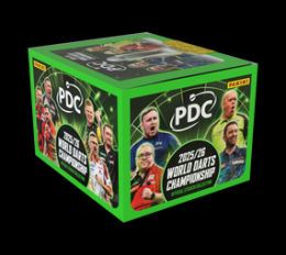 Panini PDC World Darts Championship 2025/26 - Stickerbox mit 70 Tüten