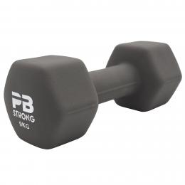 PB Strong Neopren Kurzhantel Grau (Stk) 9 kg