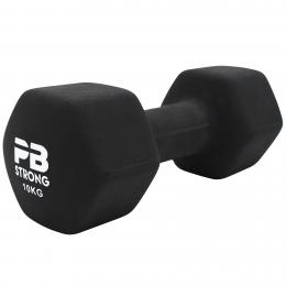 PB Strong Neopren Kurzhantel Schwarz (Stk) 10 kg