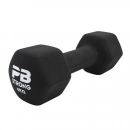 PB Strong Neopren Kurzhantel Schwarz (Stk) 4 kg