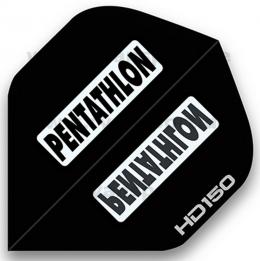 Pentathlon HD 150 Dart Flights Schwarz