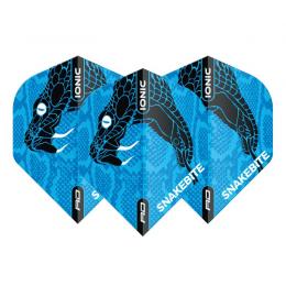 Peter Wright Snakebite Ionic Snake Head Blue Dart Flights