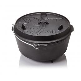 Petromax Feuertopf ft12 - Dutch Oven - Gusstopf - mit Füßen - mit H...