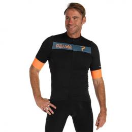 PINARELLO Fusion T-Writing Kurzarmtrikot, für Herren, Größe 2XL, Fahrradtrikot,