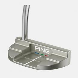 Ping PLD Milled DS72 Satin Raw Putter | LH CHROME STEPLESS STEEL 33''