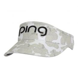 Ping Tour Ladies Sport Visor | weiss-hibiskus