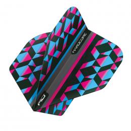 Pink, Blue & Black Geometric Hardcore Radical Flights Standard