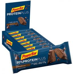 POWERBAR Protein Plus Chocolate 15 Stck./K. Riegel, Energie Riegel, Sportlernahr