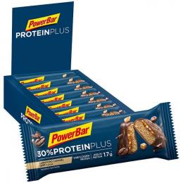 POWERBAR Protein Plus Riegel Cappuccino-Caramel Crisp Cap, Energie Riegel, Sport