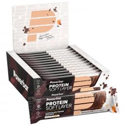 POWERBAR Protein Soft Layer Choco Toffee Brownie 12 Riegel, Energie Riegel, Spor