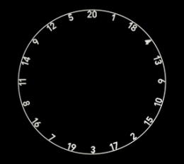 Precise 180 OnePiece Lasercut Zahlenring