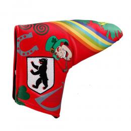 PRG Blade Putter Headcover Lucky Charm rot 'Berliner Bär Stick'