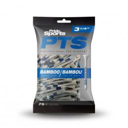 Pride PTS Bamboo Tees 3 1/4'' Blue Pack 75 Stck.