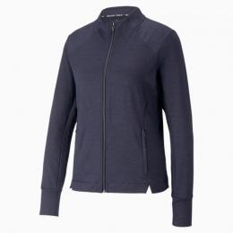 Puma Cloudspun Heather Full-Zip Jacke Damen | navy blazer heather S