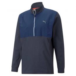 Puma Cloudspun WRMLBL 1/4 Zip Pullover Herren | blau blau L