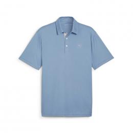 PUMA Pure Solid Polo Herren | blue XS