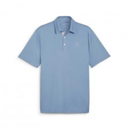 PUMA Pure Solid Polo Herren | blue XS