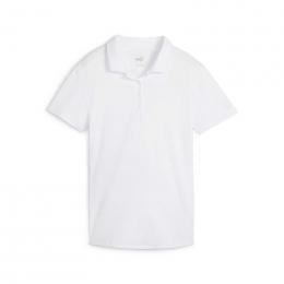 PUMA W Pure SS Polo Damen | white L